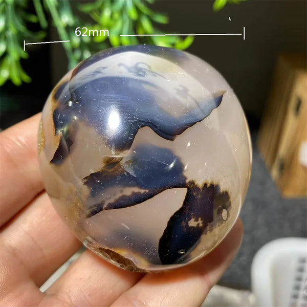 White Ink Moss Tree Agate-ToShay.org