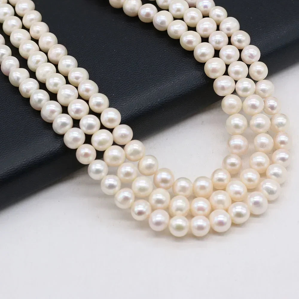 White Freshwater Pearl Beads-ToShay.org