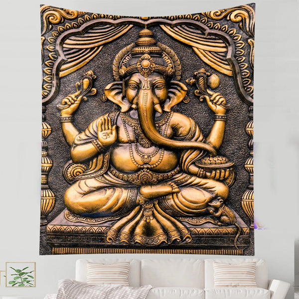Buddha Ganesha Tapestry-ToShay.org