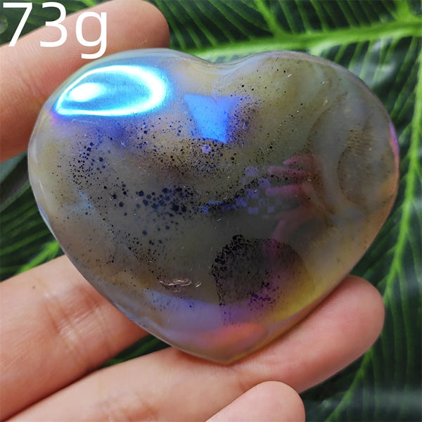 Yellow Tree Agate Heart-ToShay.org