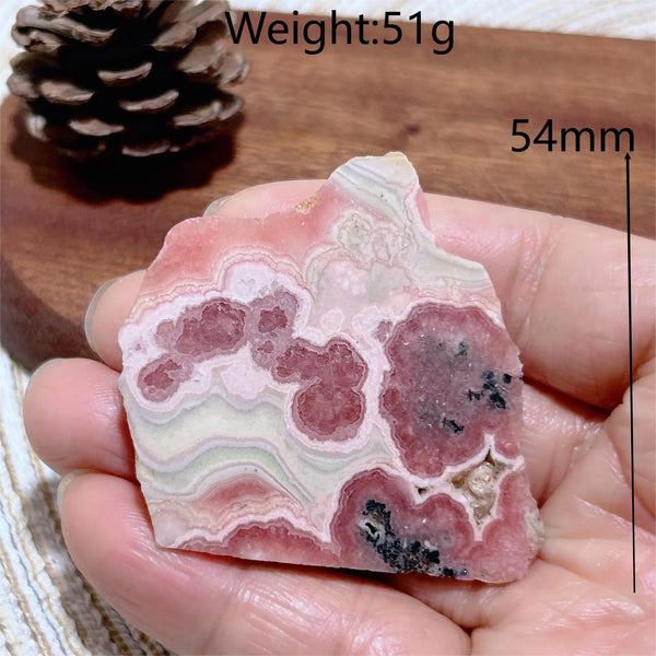 Pink Rhodochrosite Slab-ToShay.org