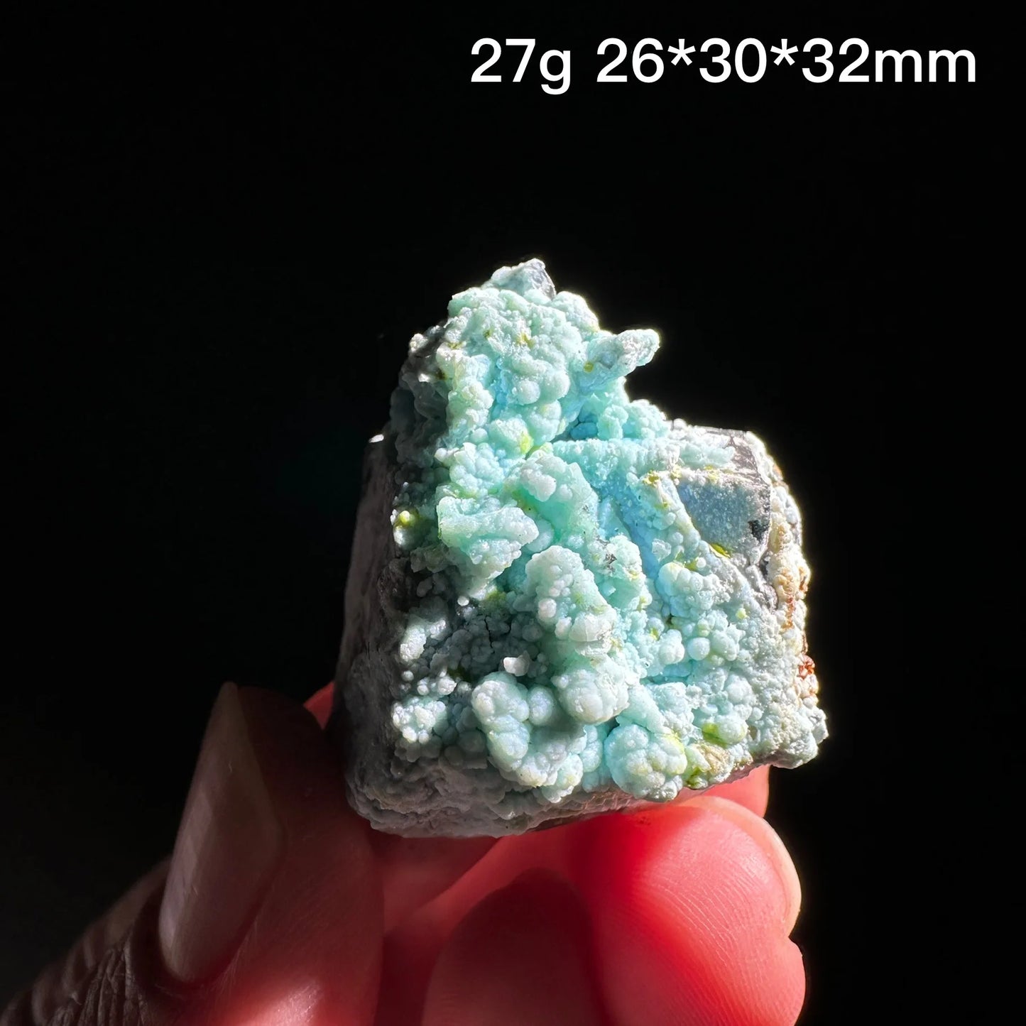 Blue Gibbsite Crystal-ToShay.org
