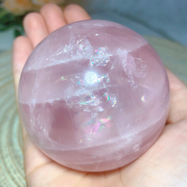 Pink Rose Quartz Ball-ToShay.org