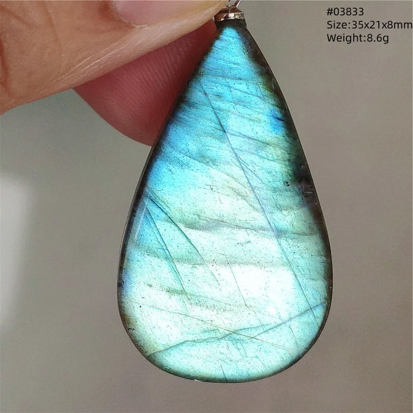 Blue Light Labradorite Pendant-ToShay.org