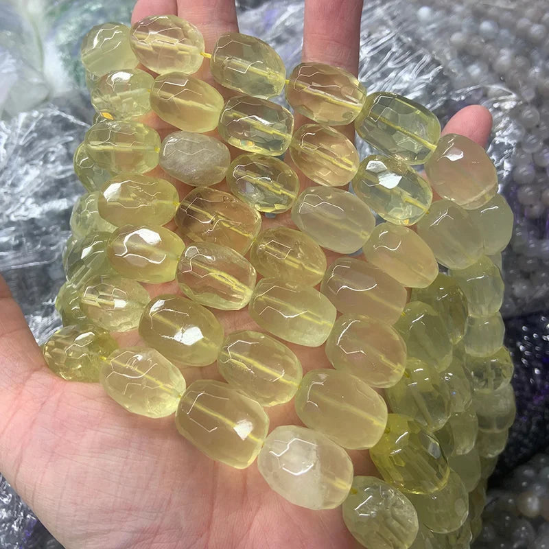 Yellow Lemon Quartz Beads-ToShay.org