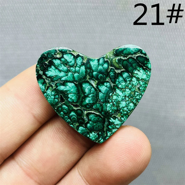 Green Malachite Hearts-ToShay.org