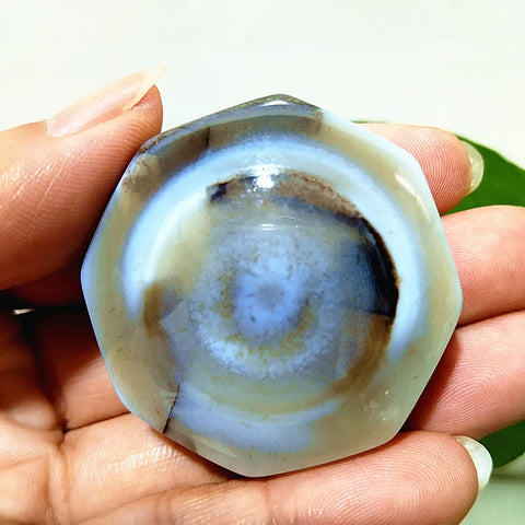 Yellow Agate Eye Pendant-ToShay.org