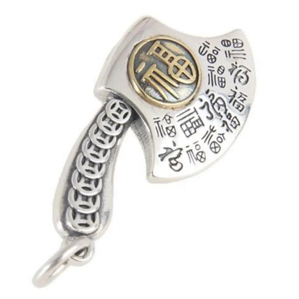 Silver Axe Pendant-ToShay.org