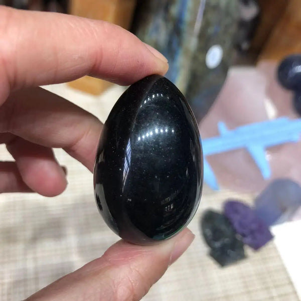 Black Obsidian Egg-ToShay.org