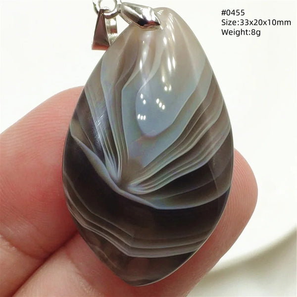 Black Red Agate Pendant-ToShay.org
