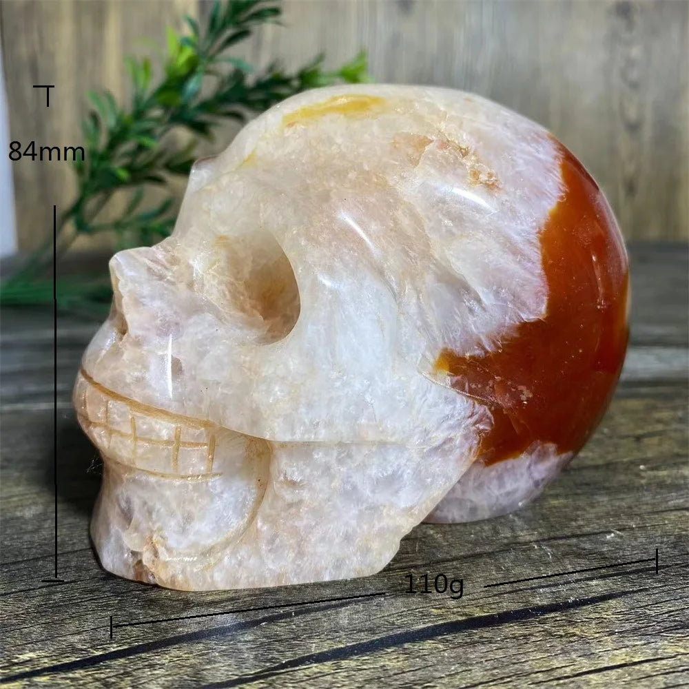 Red Agate Carnelian Skull-ToShay.org