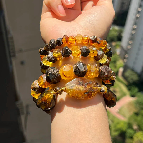 Yellow Amber Bracelet-ToShay.org