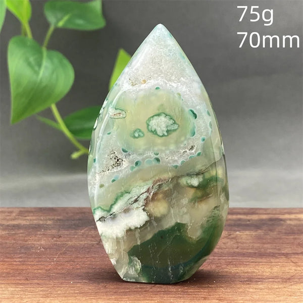 Green Cherry Blossom Agate-ToShay.org
