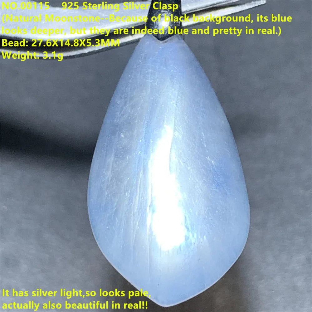 Blue Light Moonstone Pendants-ToShay.org