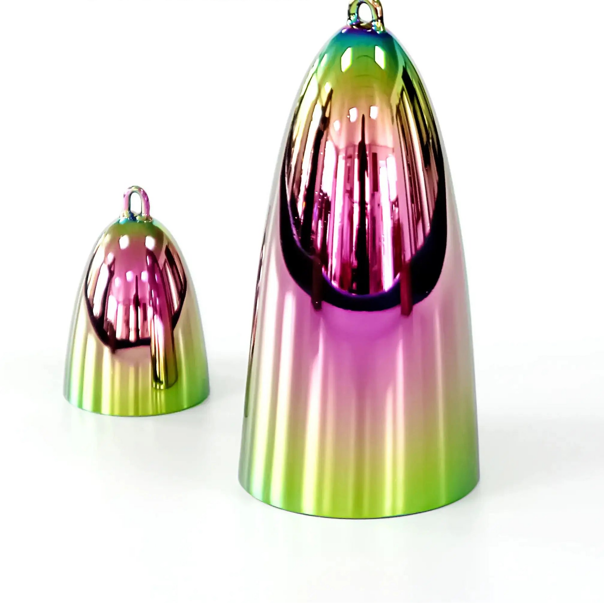Pink Green Crystal Singing Bell-ToShay.org
