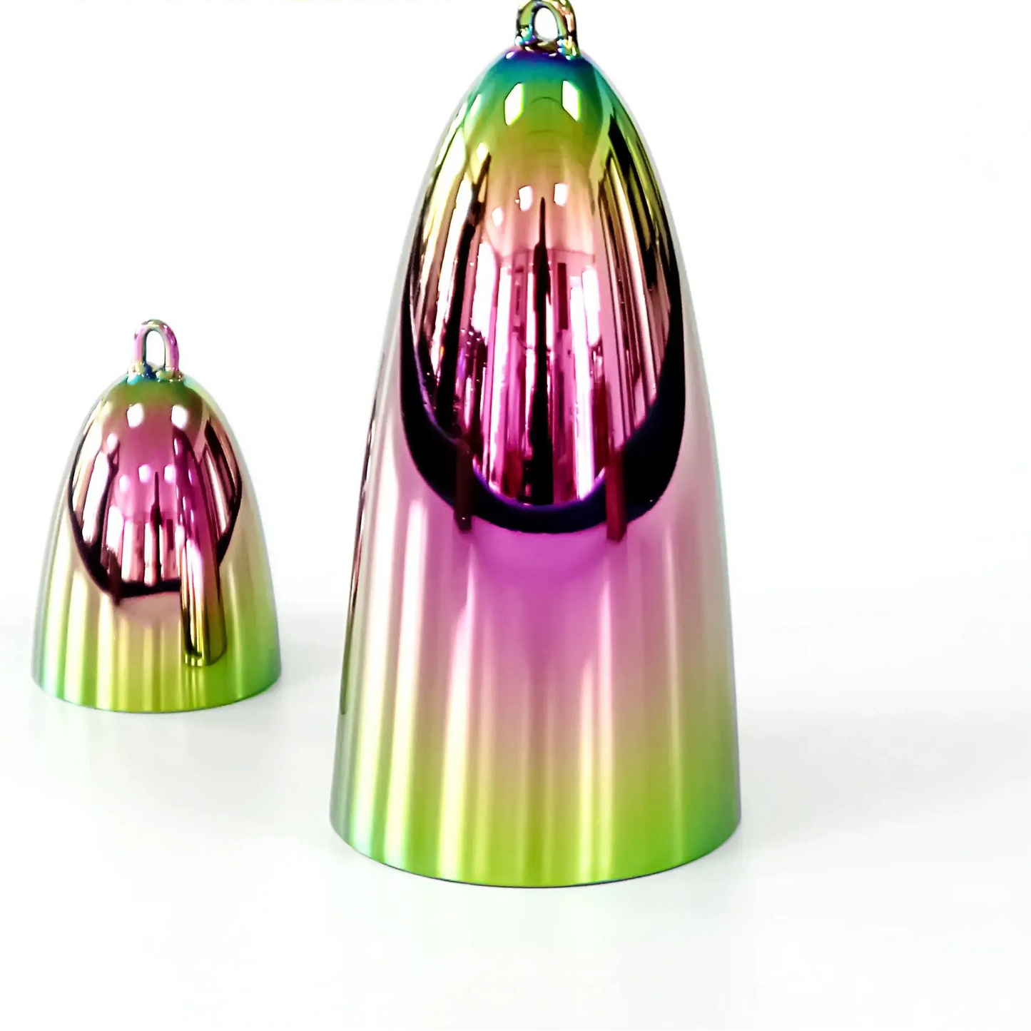 Purple Green Crystal Singing Bell-ToShay.org