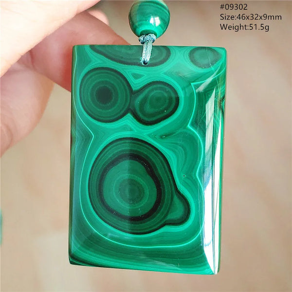 Green Malachite Chrysocolla Pendant-ToShay.org