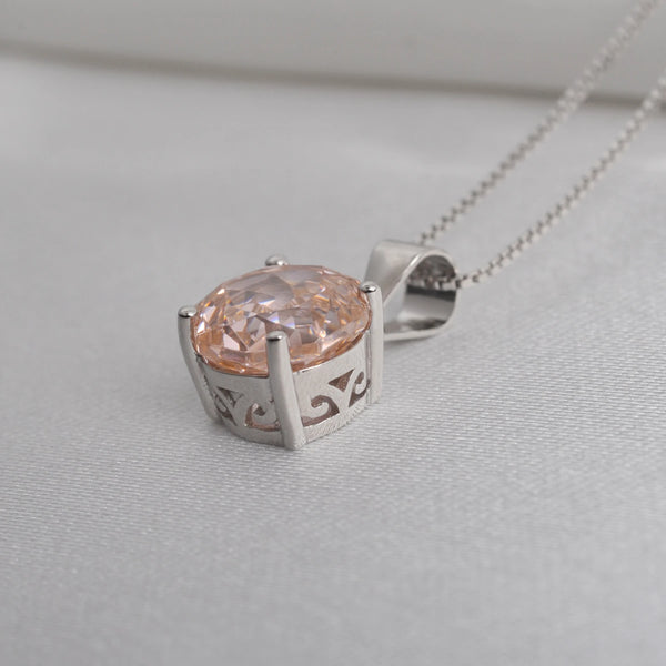 Pink Rose Pendant-ToShay.org