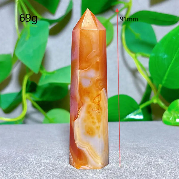 Orange Carnelian Crystal Tower-ToShay.org
