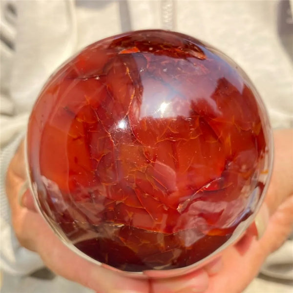 Red Carnelian Agate Ball-ToShay.org