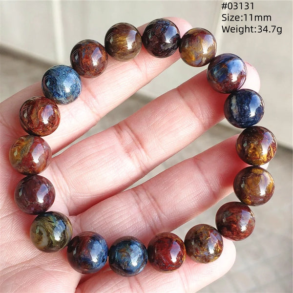 Blue Red Pietersite Bracelet-ToShay.org