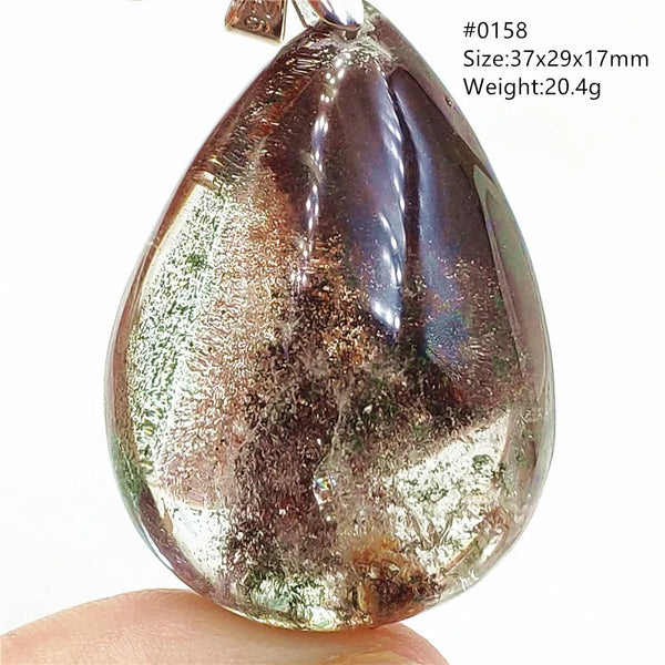 Green Phantom Quartz Pendant-ToShay.org