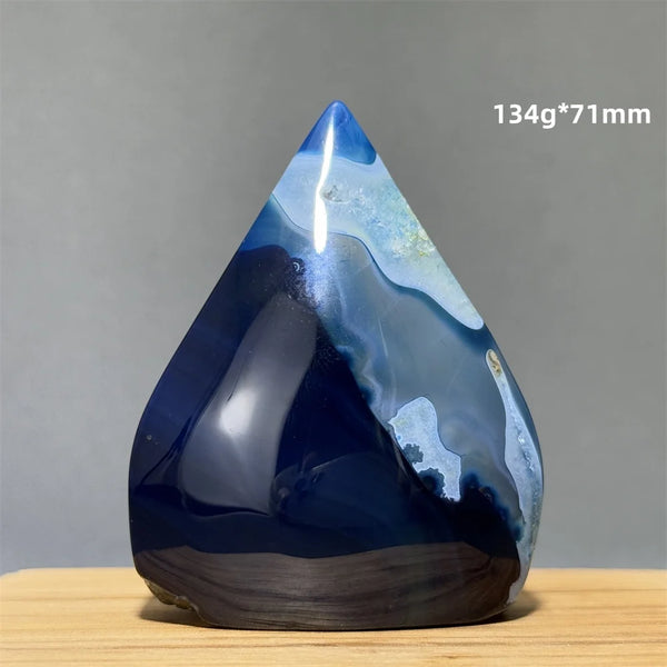 Blue Agate Torch-ToShay.org
