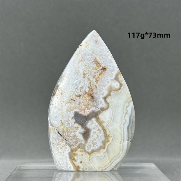 Red Lace Agate Torch-ToShay.org