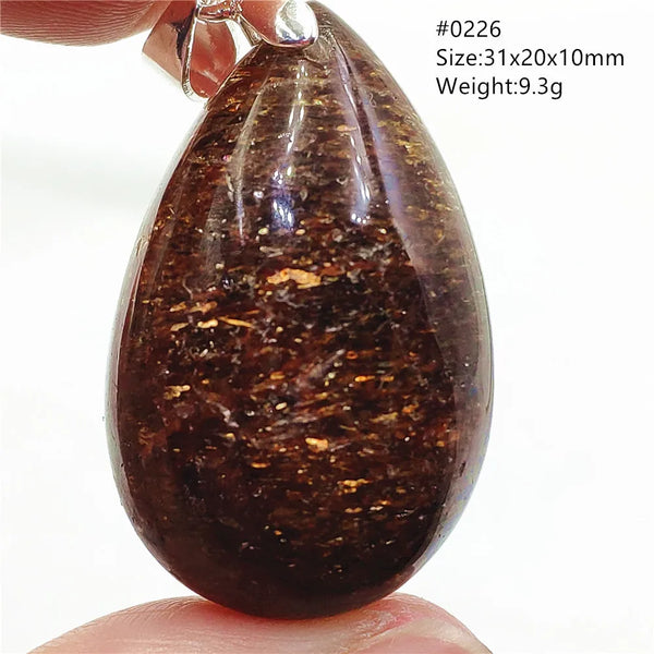 Gold Rutilated Quartz Pendant-ToShay.org