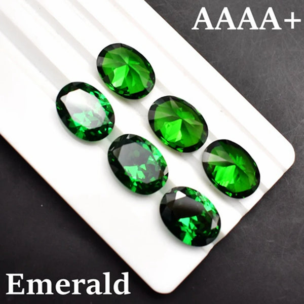 Green Crystal Cut Emerald-ToShay.org