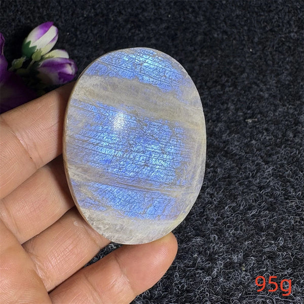 Blue Moonstone Palm Stone-ToShay.org