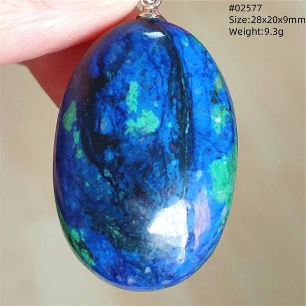 Blue Azurite Pendant-ToShay.org