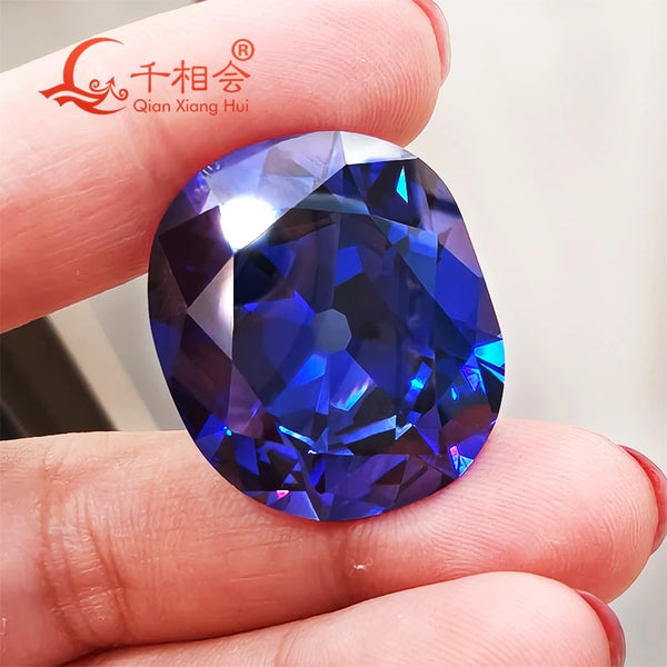 Blue Tanzanite Cubic Zirconia-ToShay.org