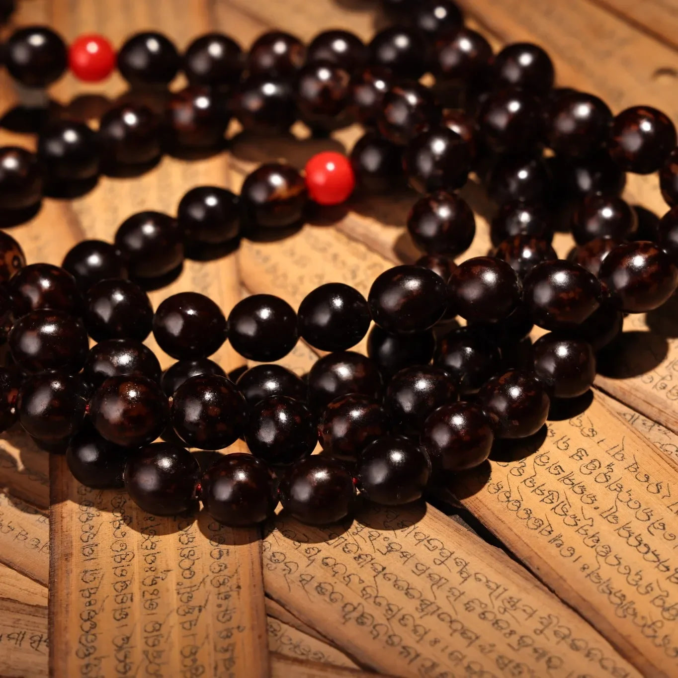 Wood Phoenix Eye Bodhi Beads-ToShay.org