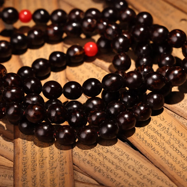 Wood Phoenix Eye Bodhi Beads-ToShay.org
