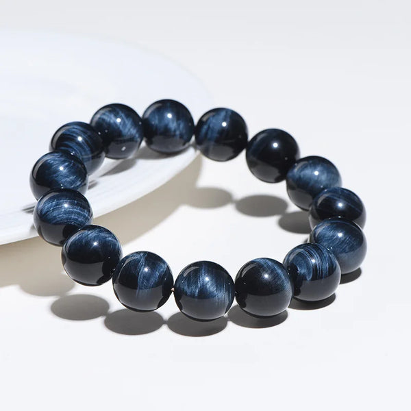 Blue Tiger Eye Stone Bracelet-ToShay.org