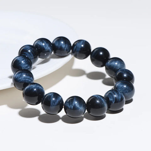 Blue Tiger Eye Stone Bracelet-ToShay.org
