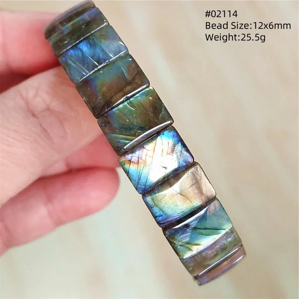 Blue Light Labradorite Bracelet-ToShay.org
