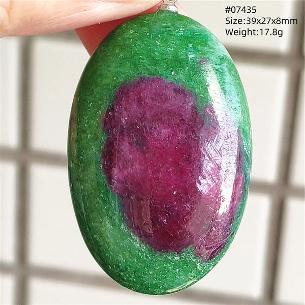 Red Ruby Zoisite Pendant-ToShay.org