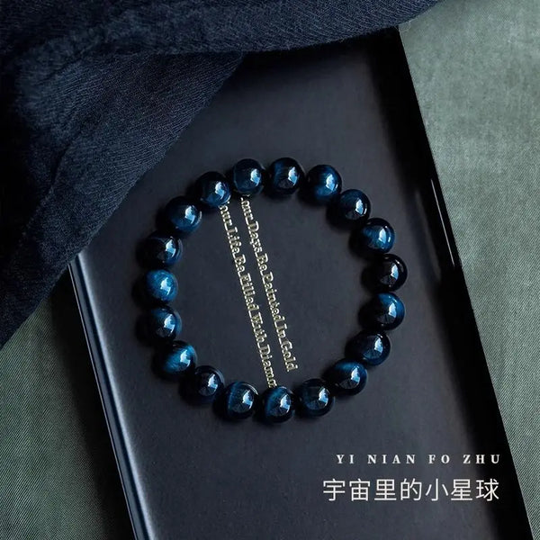 Blue Tigers Eye Bracelet-ToShay.org