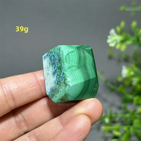 Green Peacock Rough Stone-ToShay.org