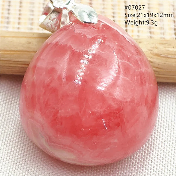 Red Rhodochrosite Pendant-ToShay.org