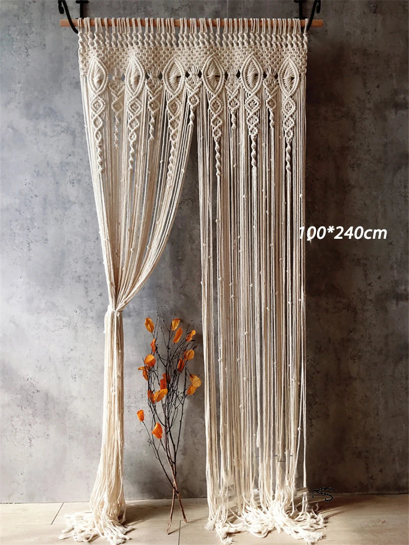Macrame Curtain-ToShay.org