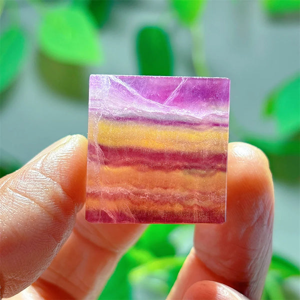Purple Fluorite Crystal Square-ToShay.org