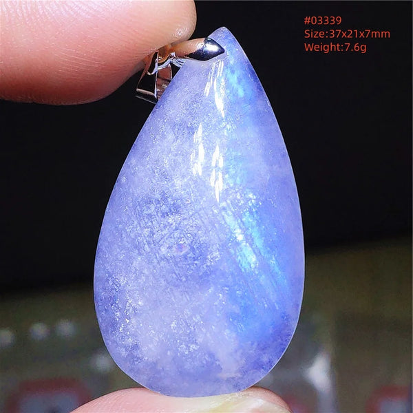Blue Light Moonstone Pendant-ToShay.org