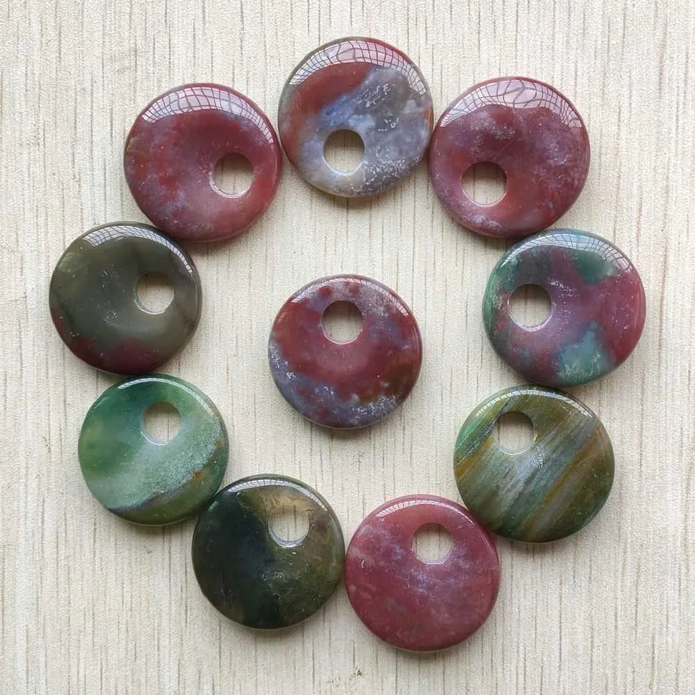 Mixed Crystal Donut Bead-ToShay.org