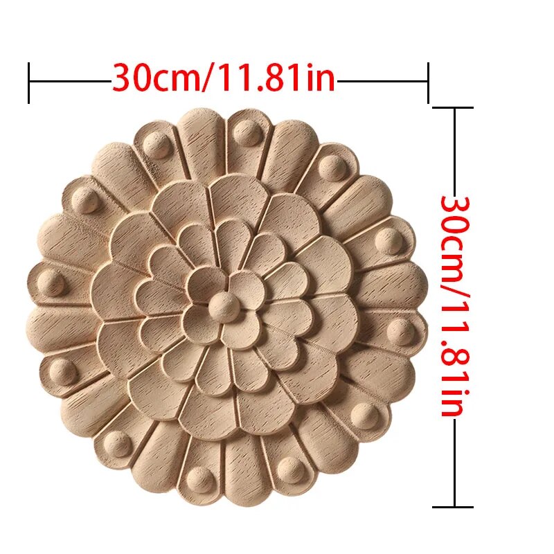 Wood Carved Flower Panel-ToShay.org