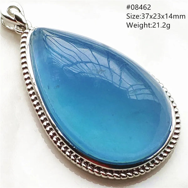 Blue Aquamarine Pendant-ToShay.org