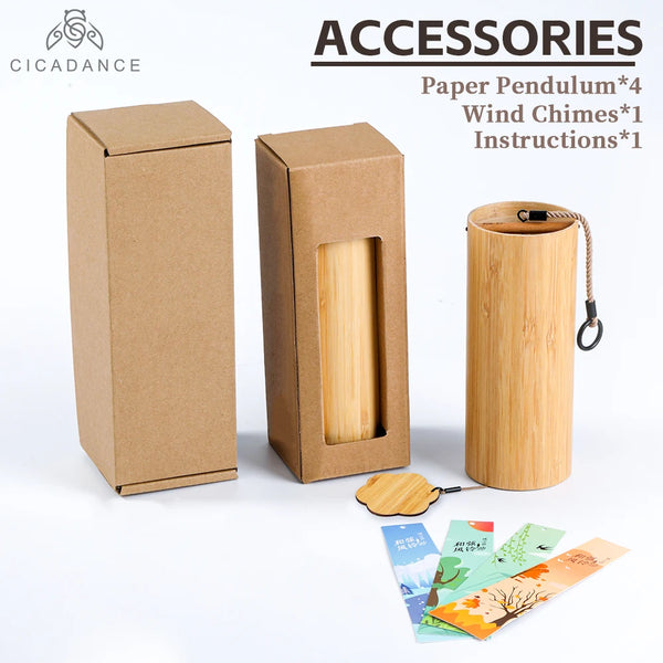 Bamboo Chord Wind Chimes-ToShay.org