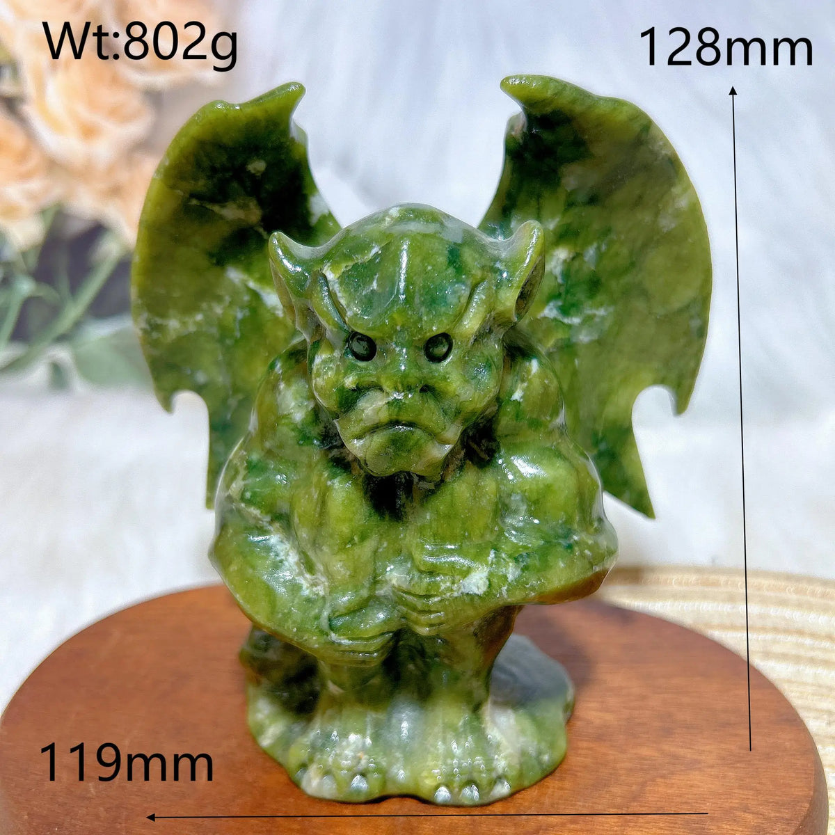 Green Jasper Gargoyle-ToShay.org